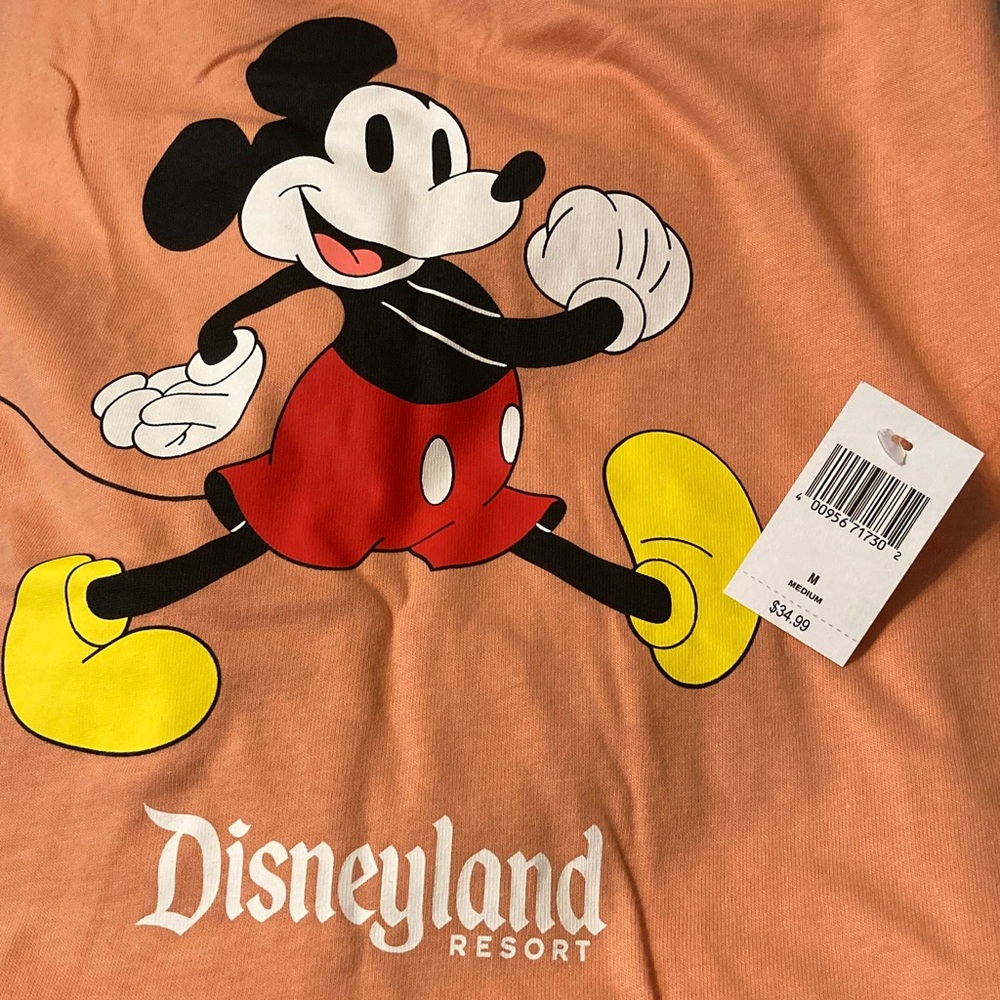 Disney Parks Disneyland Peach Orange Tank Top Women Sizes XS, M, 2X - Picture 11 of 14
